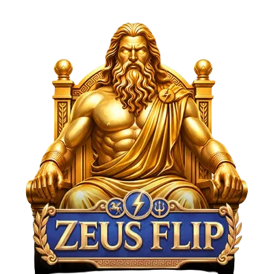 Zeus Flip golden slot game character